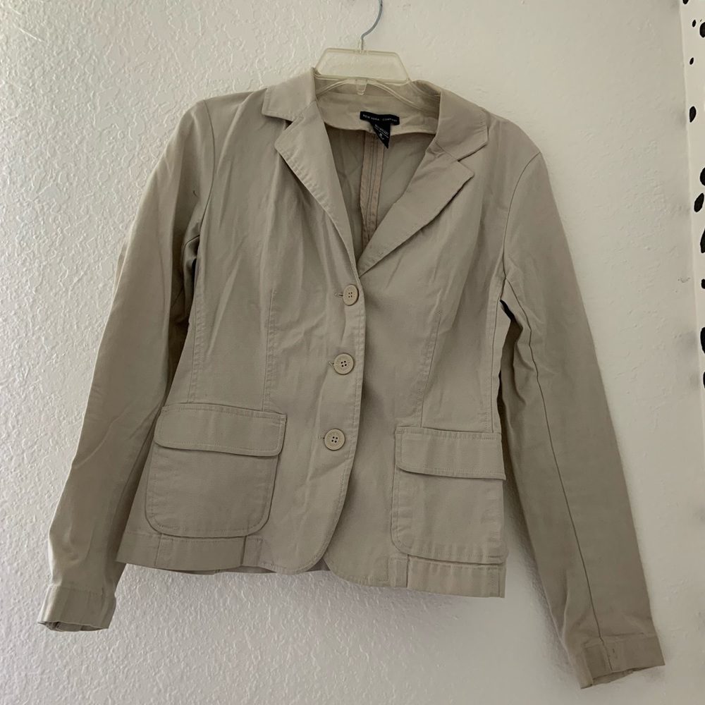 New York & company khaki jacket